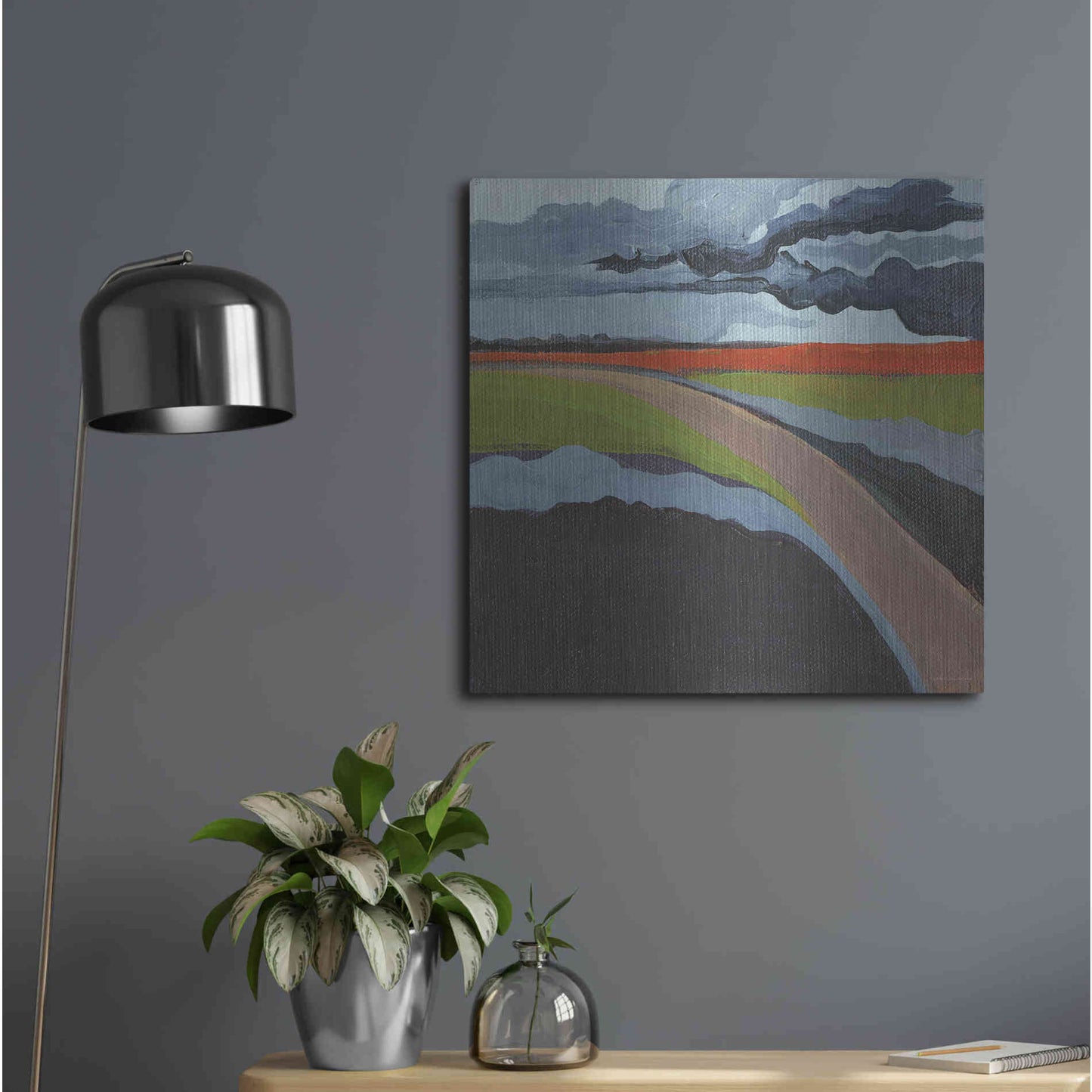 Luxe Metal Art 'To the Left' by Kamdon Kreations, Metal Wall Art,24x24