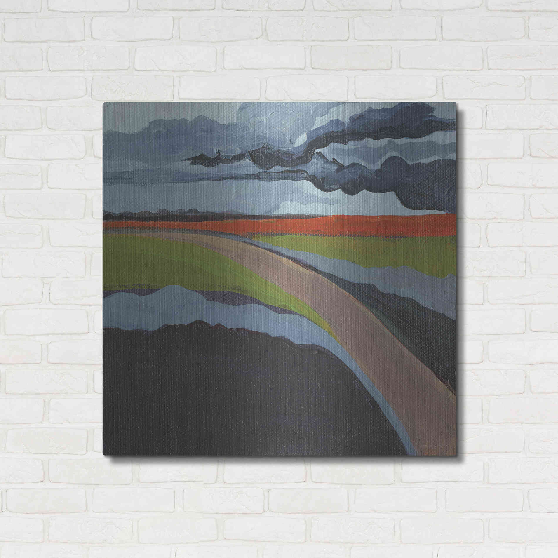 Luxe Metal Art 'To the Left' by Kamdon Kreations, Metal Wall Art,36x36