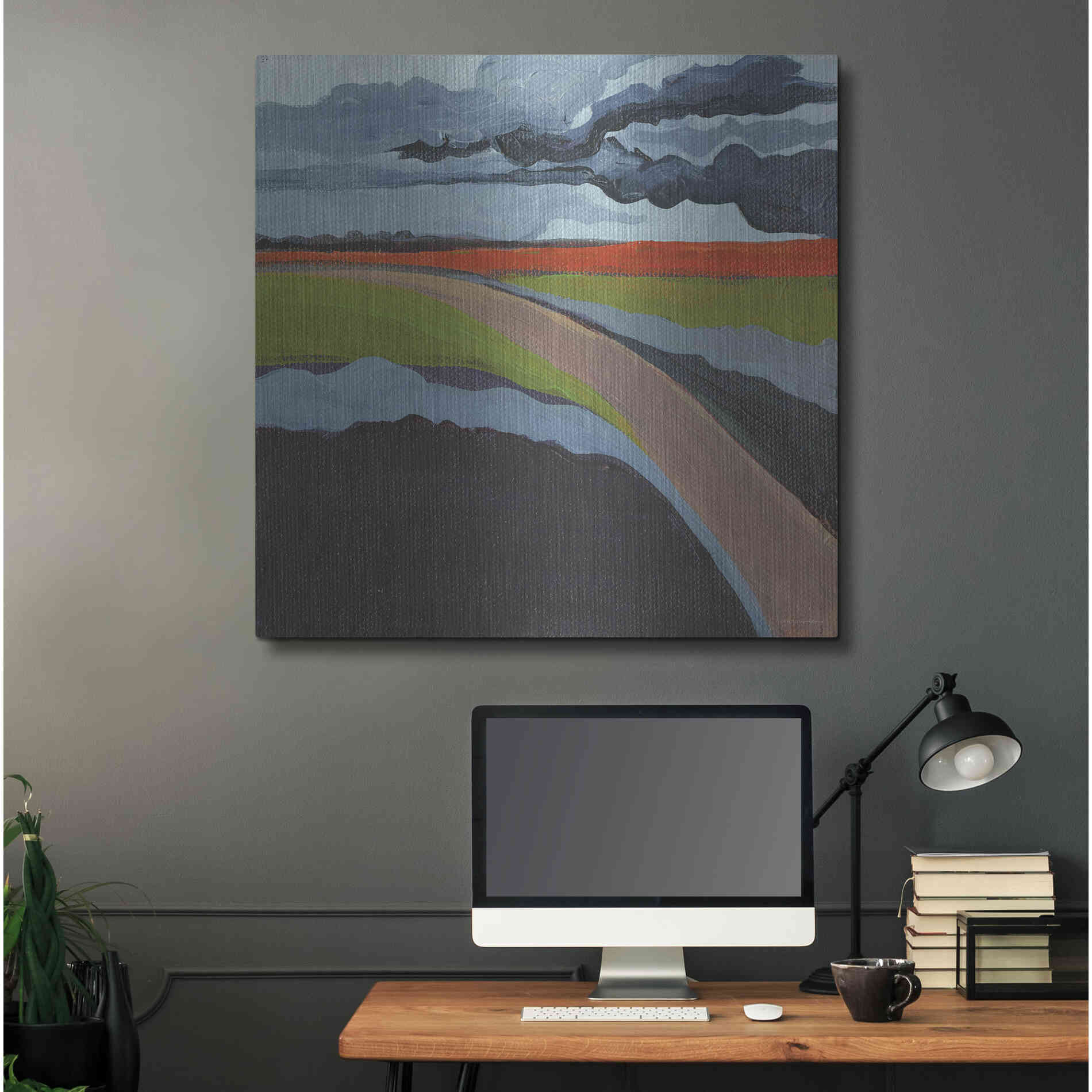 Luxe Metal Art 'To the Left' by Kamdon Kreations, Metal Wall Art,36x36