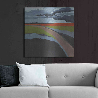 Luxe Metal Art 'To the Left' by Kamdon Kreations, Metal Wall Art,36x36