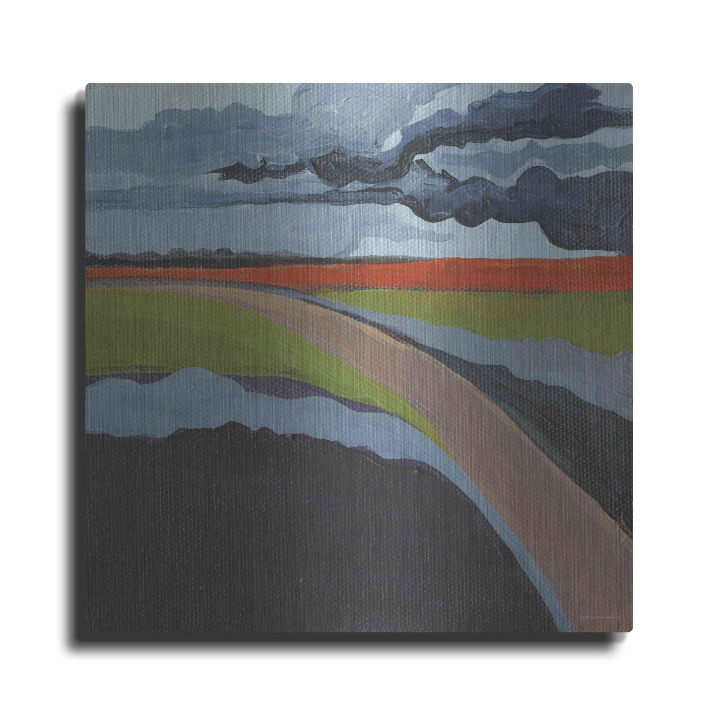 Luxe Metal Art 'To the Left' by Kamdon Kreations, Metal Wall Art