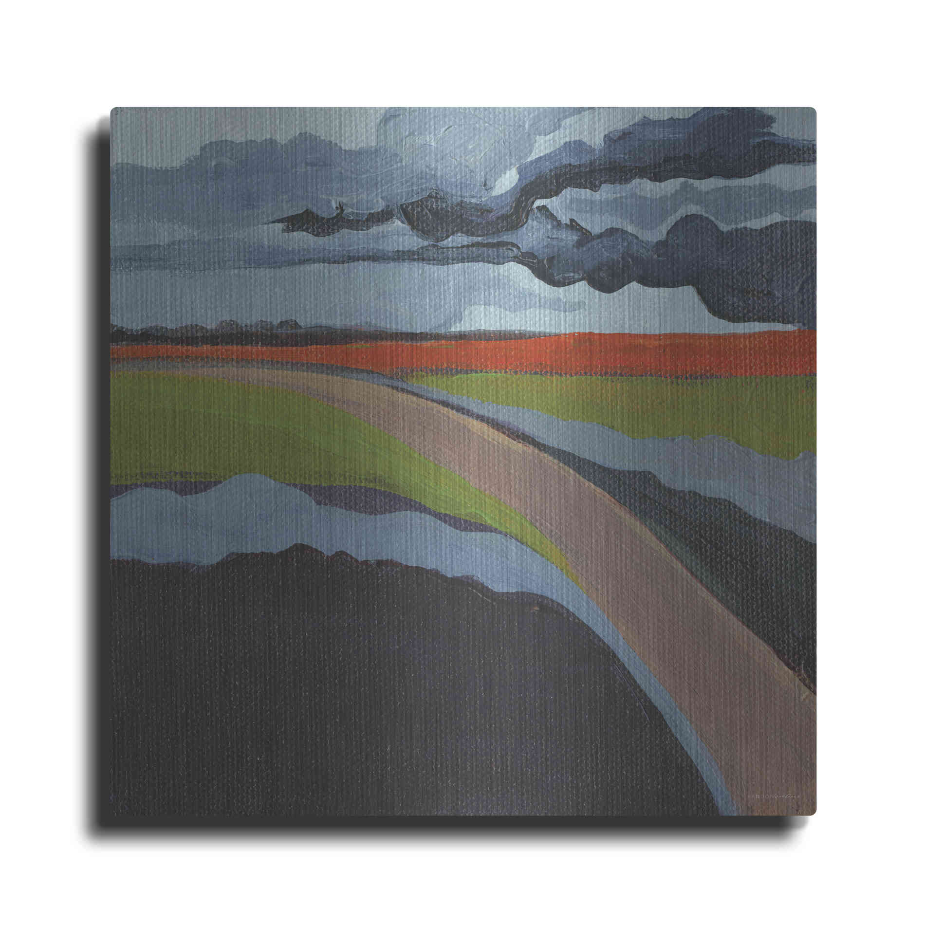 Luxe Metal Art 'To the Left' by Kamdon Kreations, Metal Wall Art
