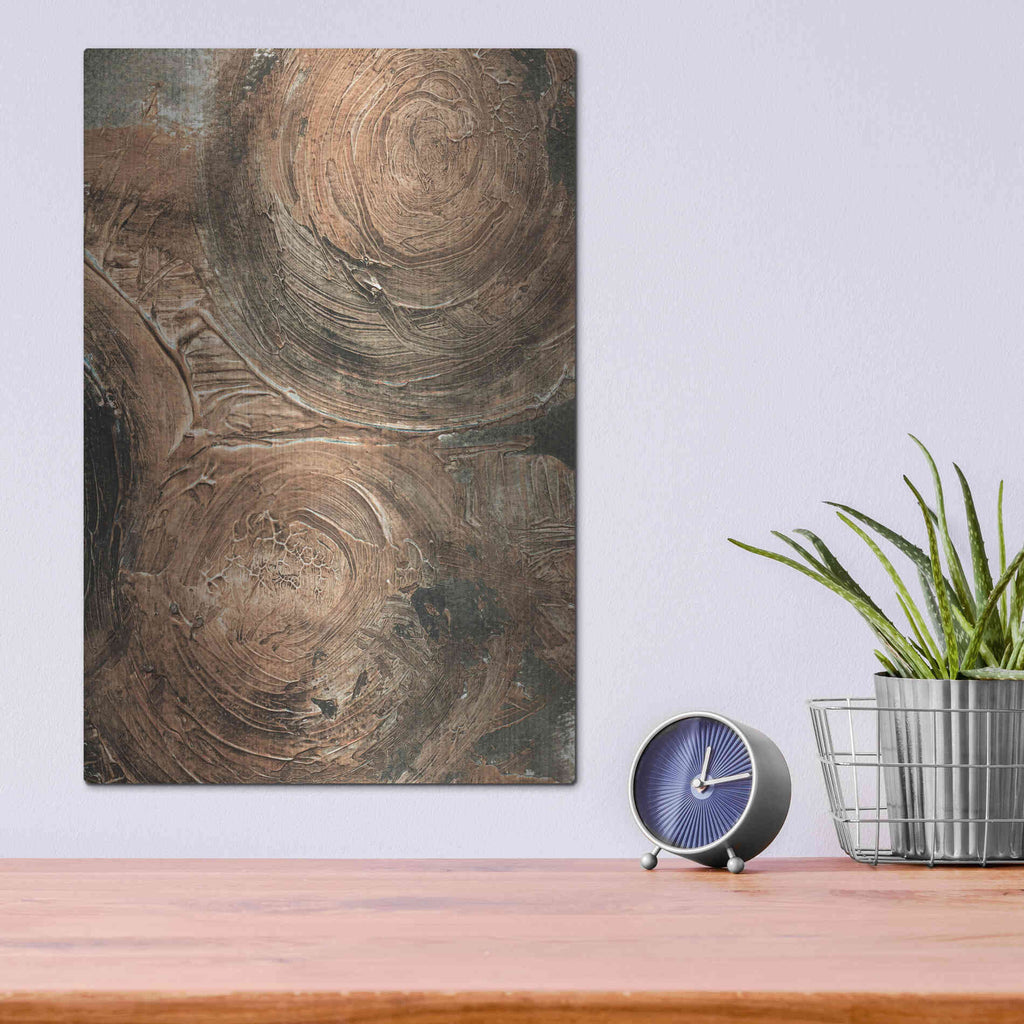 Luxe Metal Art 'Initials on the Tree' by Kamdon Kreations, Metal Wall Art,12x16