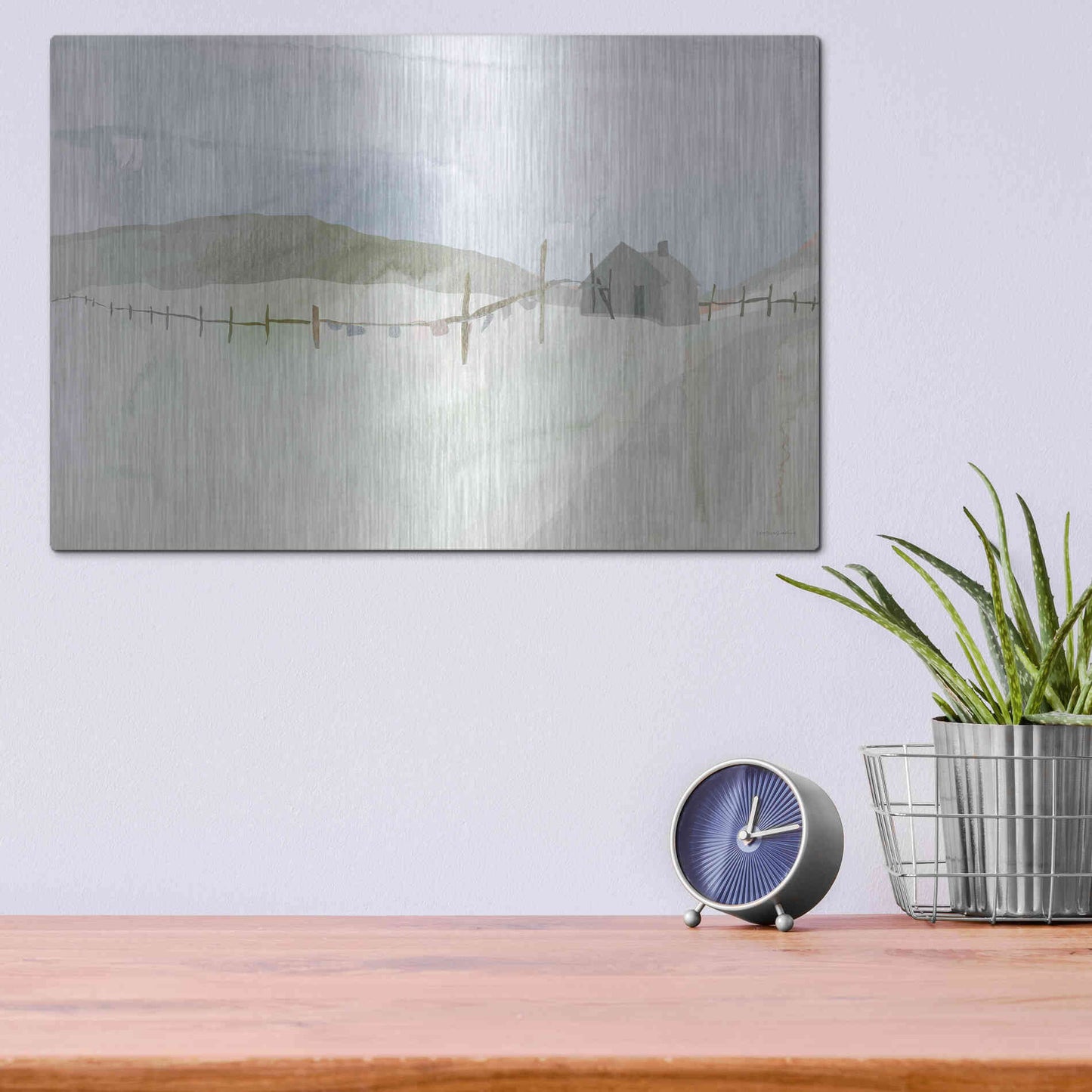 Luxe Metal Art 'Laundry Day' by Kamdon Kreations, Metal Wall Art,16x12