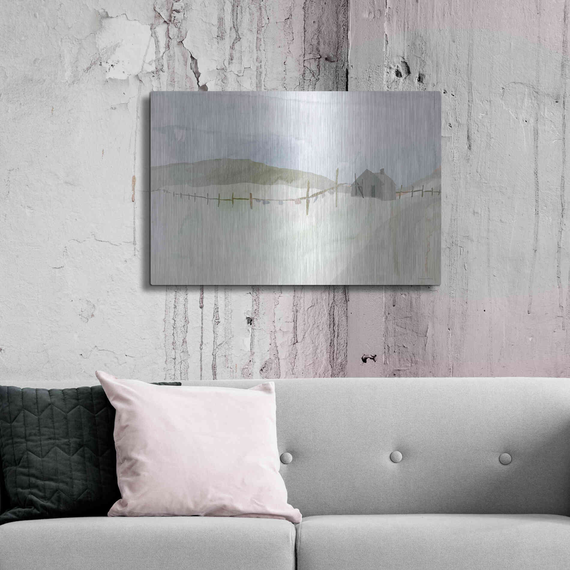 Luxe Metal Art 'Laundry Day' by Kamdon Kreations, Metal Wall Art,36x24