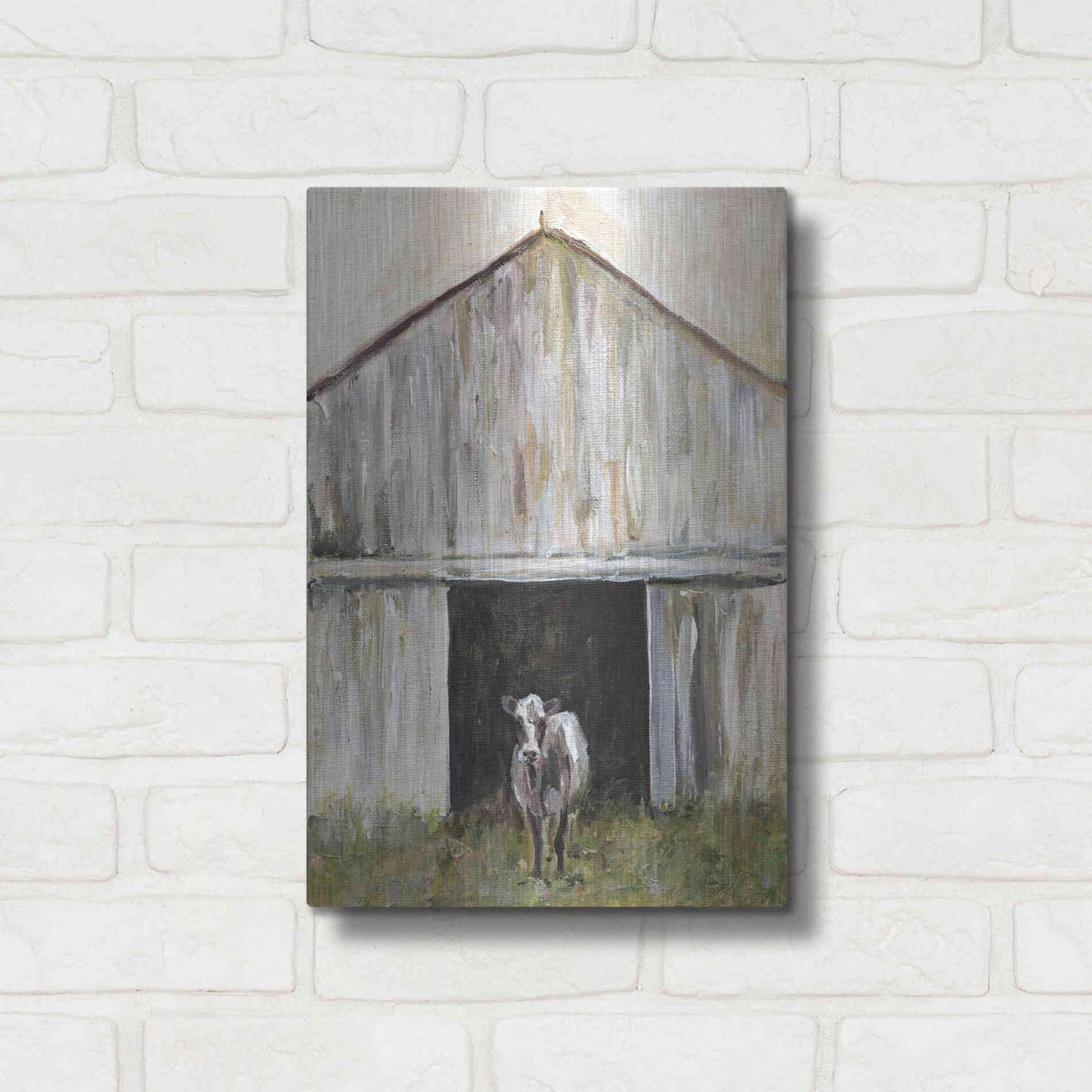 Luxe Metal Art 'Mornin' Chores' by Kamdon Kreations, Metal Wall Art,12x16