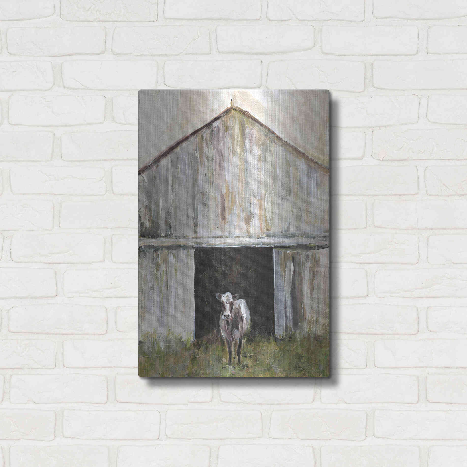 Luxe Metal Art 'Mornin' Chores' by Kamdon Kreations, Metal Wall Art,16x24