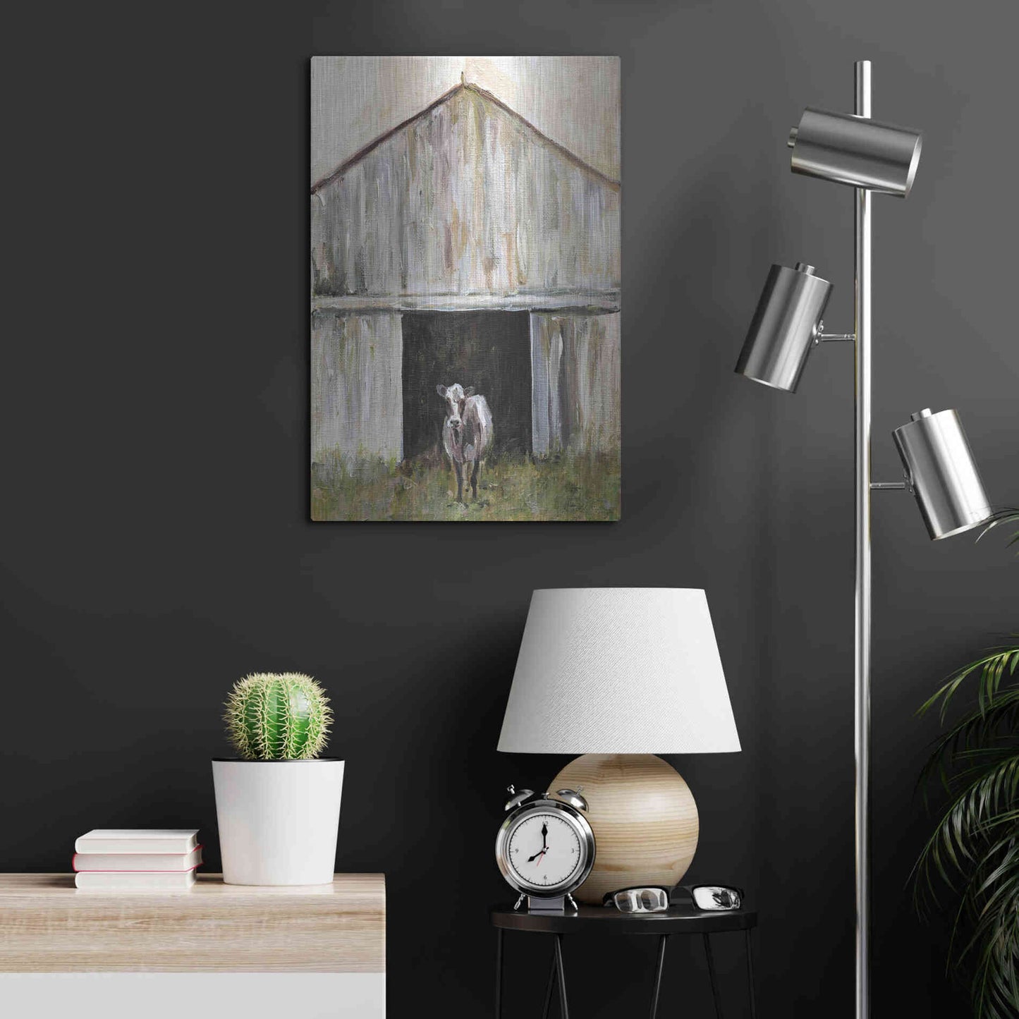 Luxe Metal Art 'Mornin' Chores' by Kamdon Kreations, Metal Wall Art,16x24