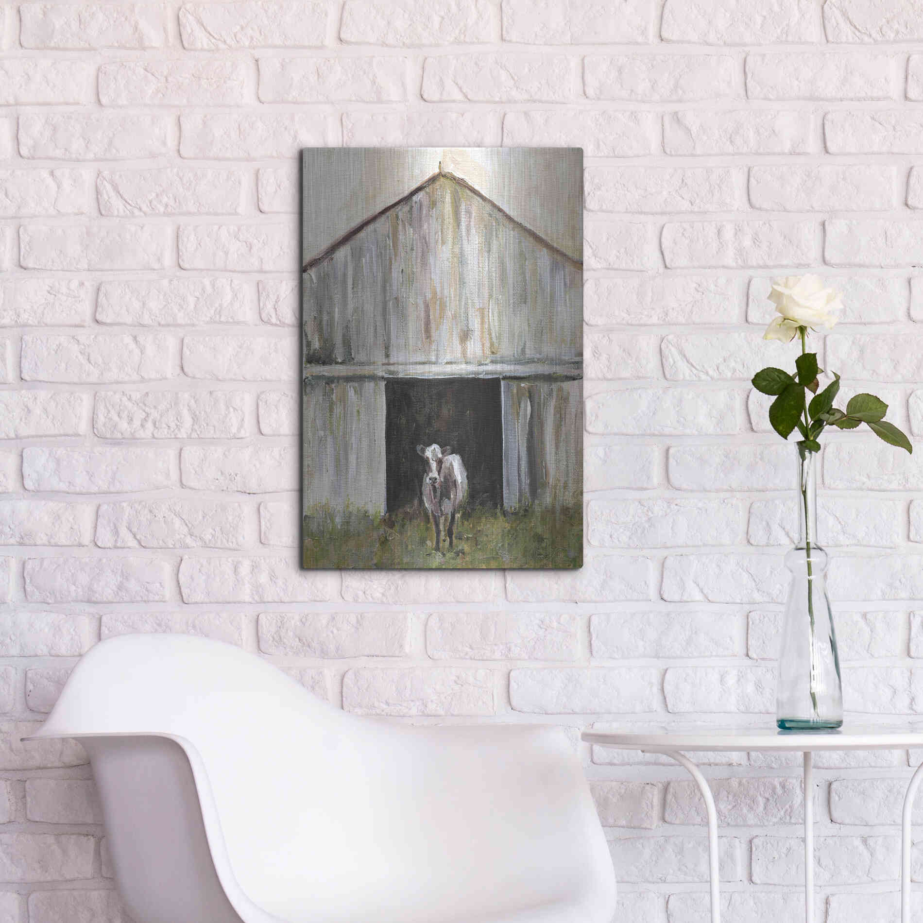 Luxe Metal Art 'Mornin' Chores' by Kamdon Kreations, Metal Wall Art,16x24