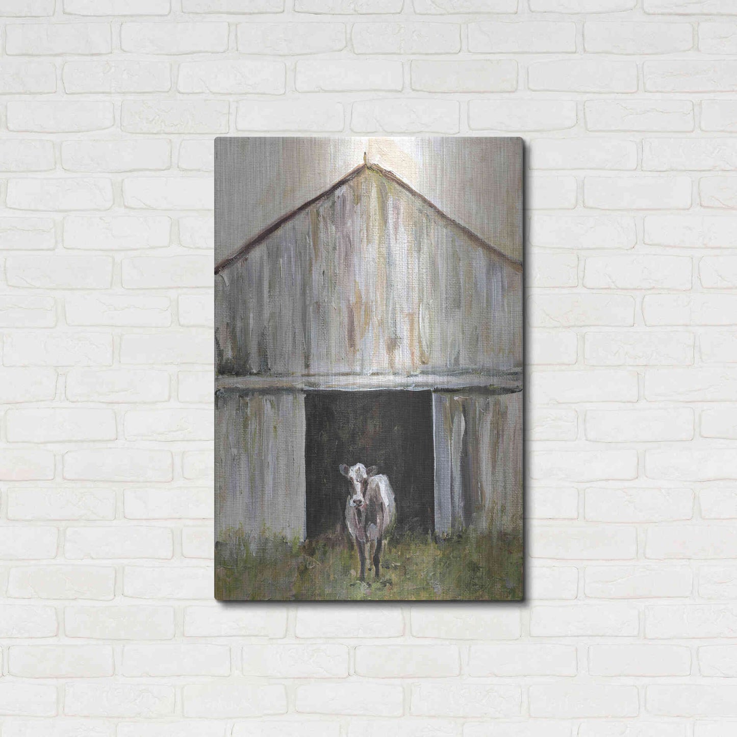 Luxe Metal Art 'Mornin' Chores' by Kamdon Kreations, Metal Wall Art,24x36