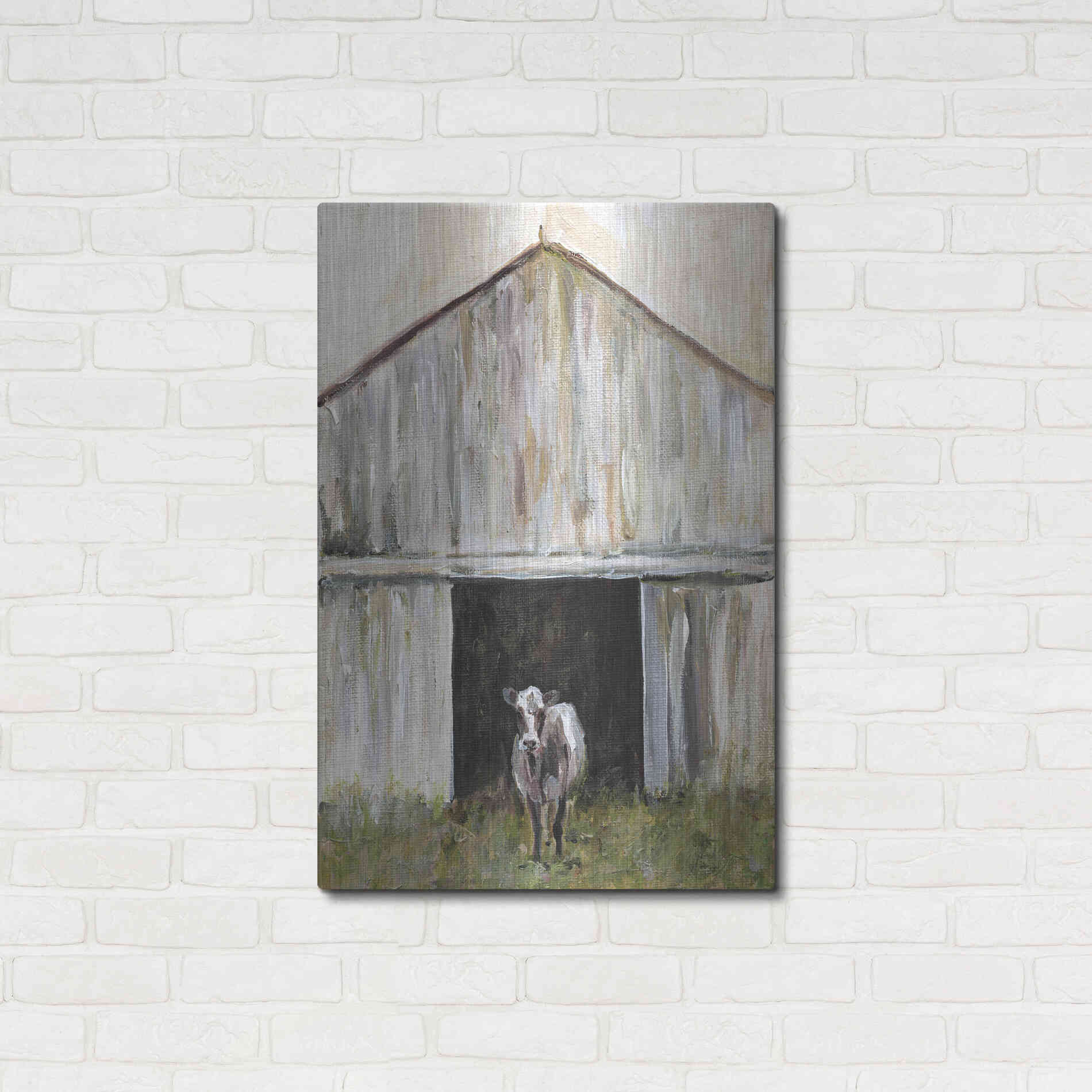 Luxe Metal Art 'Mornin' Chores' by Kamdon Kreations, Metal Wall Art,24x36