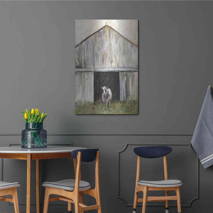 Luxe Metal Art 'Mornin' Chores' by Kamdon Kreations, Metal Wall Art,24x36