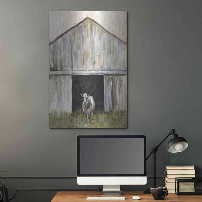 Luxe Metal Art 'Mornin' Chores' by Kamdon Kreations, Metal Wall Art,24x36