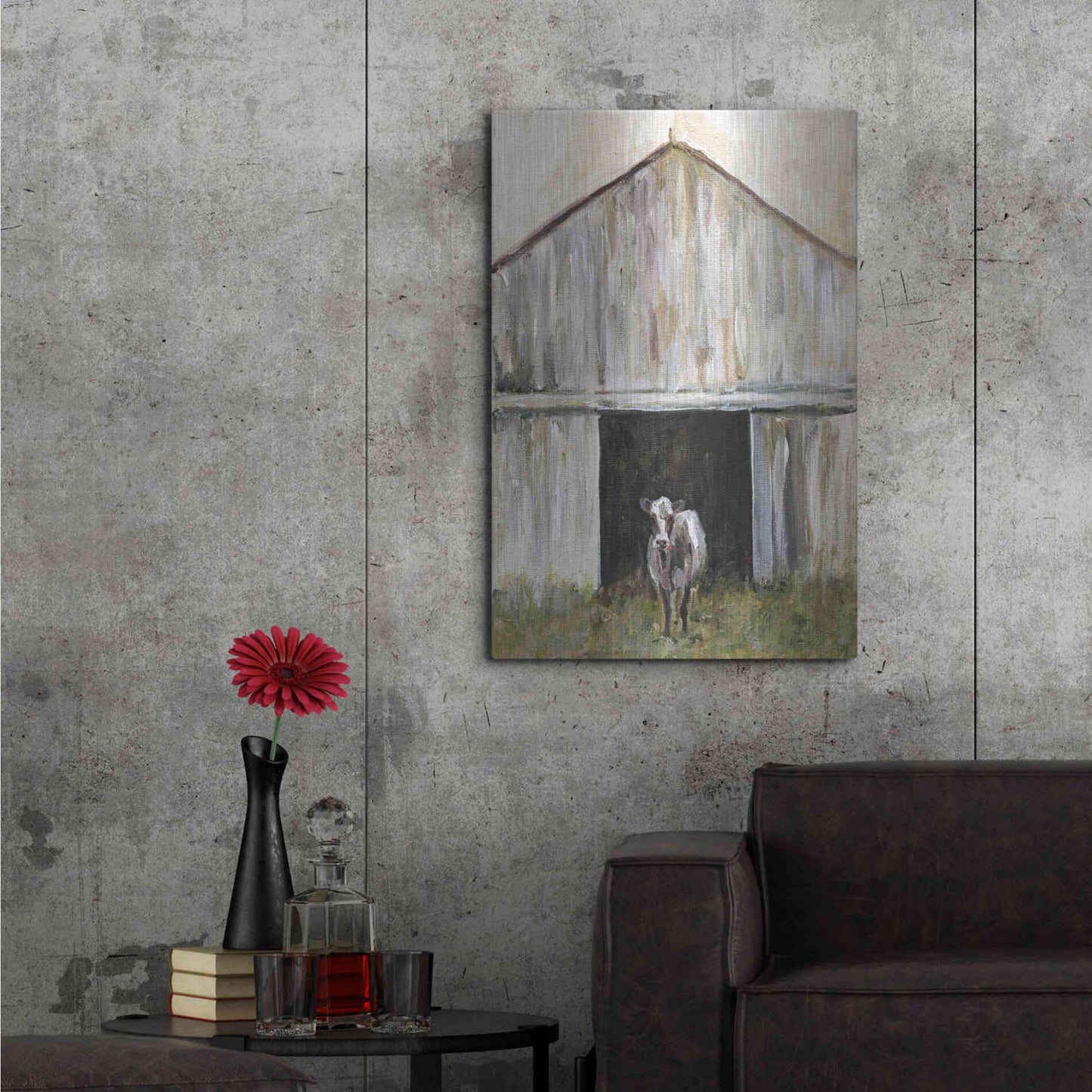 Luxe Metal Art 'Mornin' Chores' by Kamdon Kreations, Metal Wall Art,24x36
