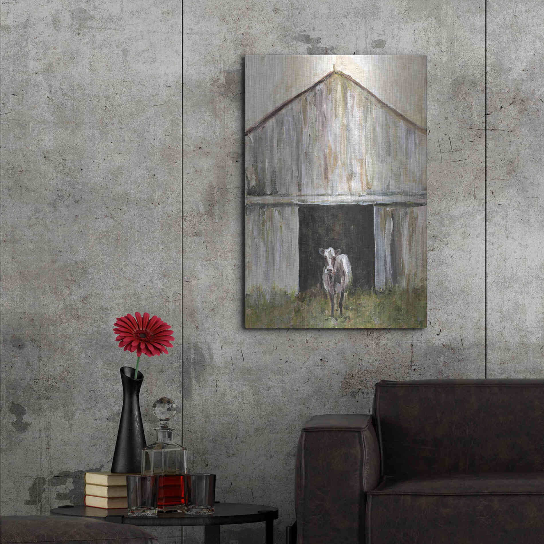 Luxe Metal Art 'Mornin' Chores' by Kamdon Kreations, Metal Wall Art,24x36