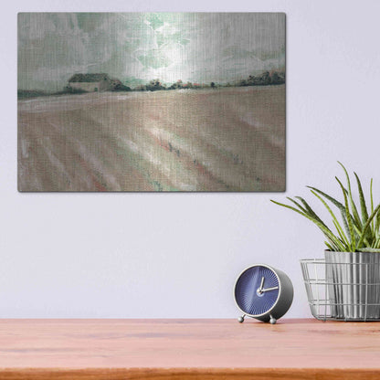 Luxe Metal Art 'A Moment Before the Day' by Kamdon Kreations, Metal Wall Art,16x12