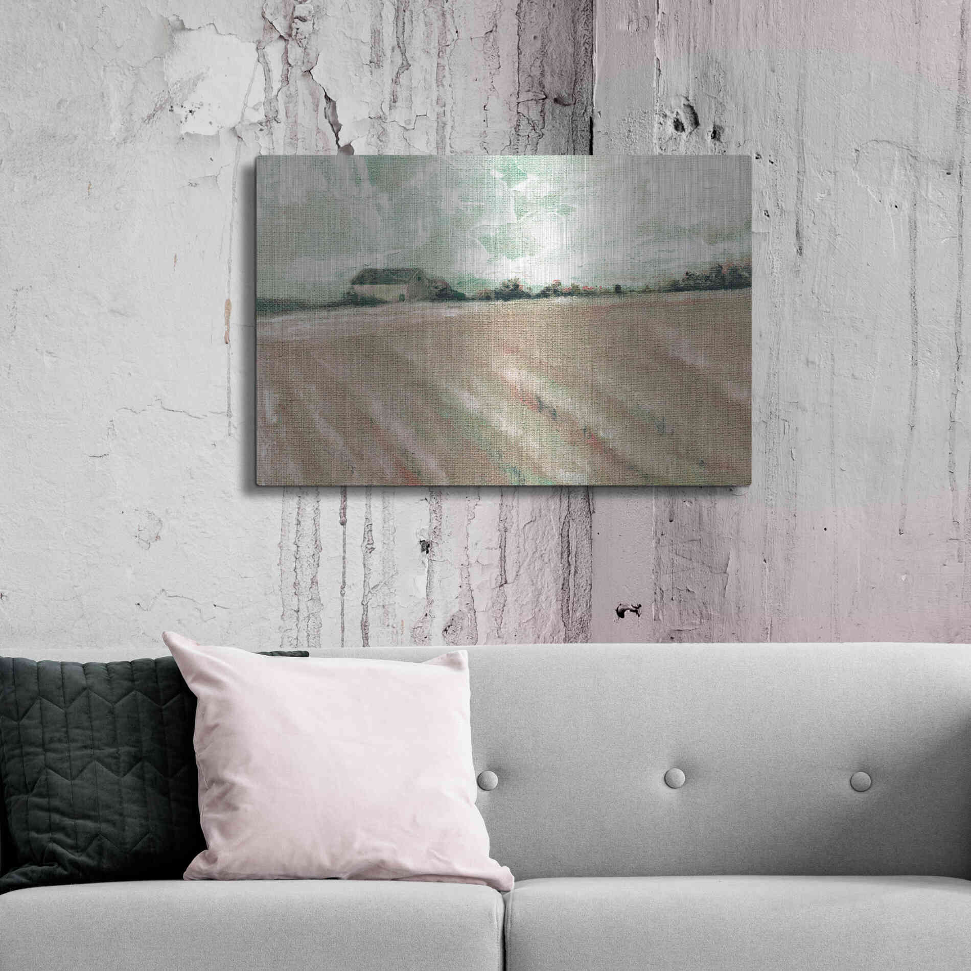 Luxe Metal Art 'A Moment Before the Day' by Kamdon Kreations, Metal Wall Art,36x24