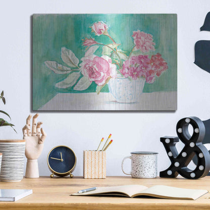 Luxe Metal Art 'Grandmother's Bowl' by Kamdon Kreations, Metal Wall Art,16x12