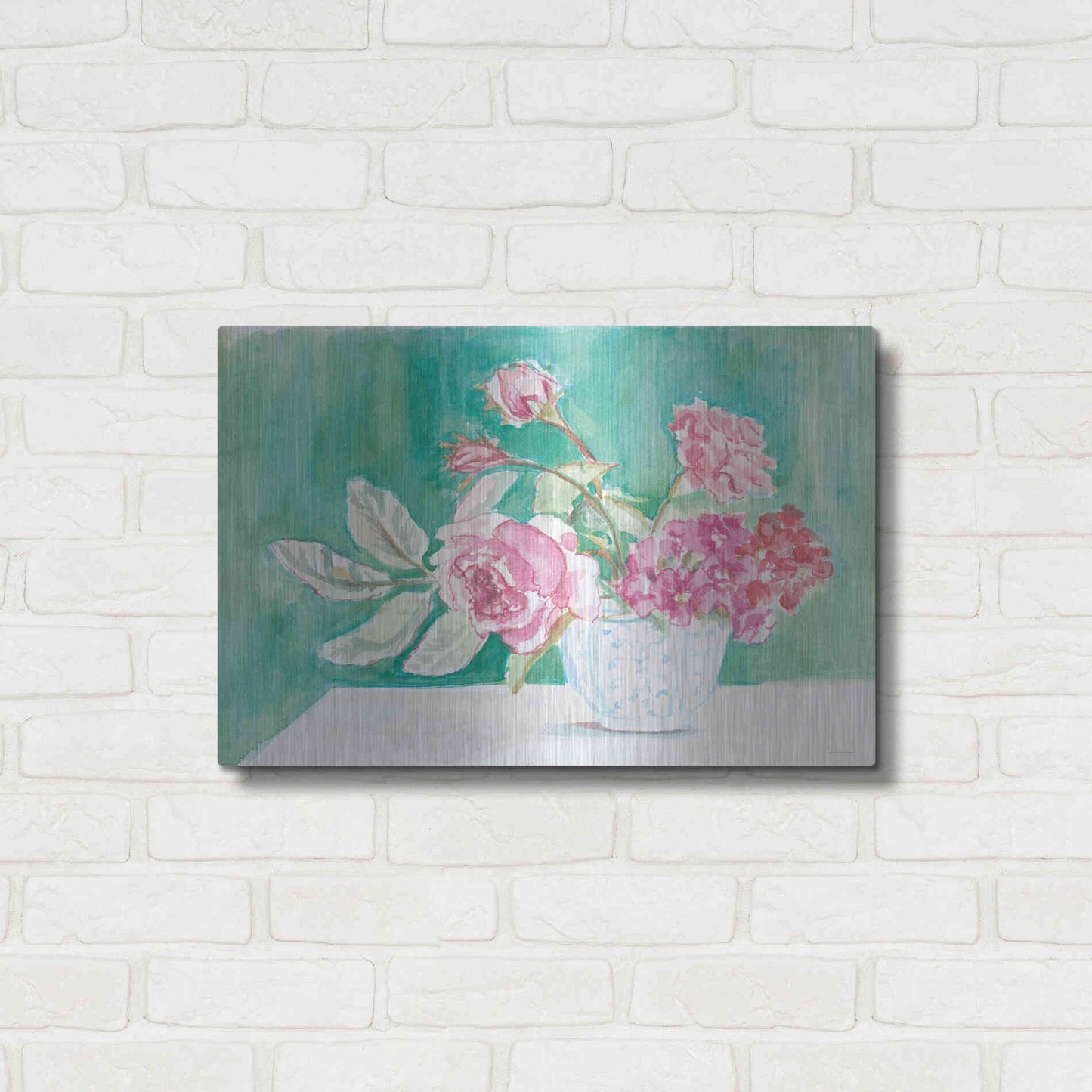 Luxe Metal Art 'Grandmother's Bowl' by Kamdon Kreations, Metal Wall Art,24x16