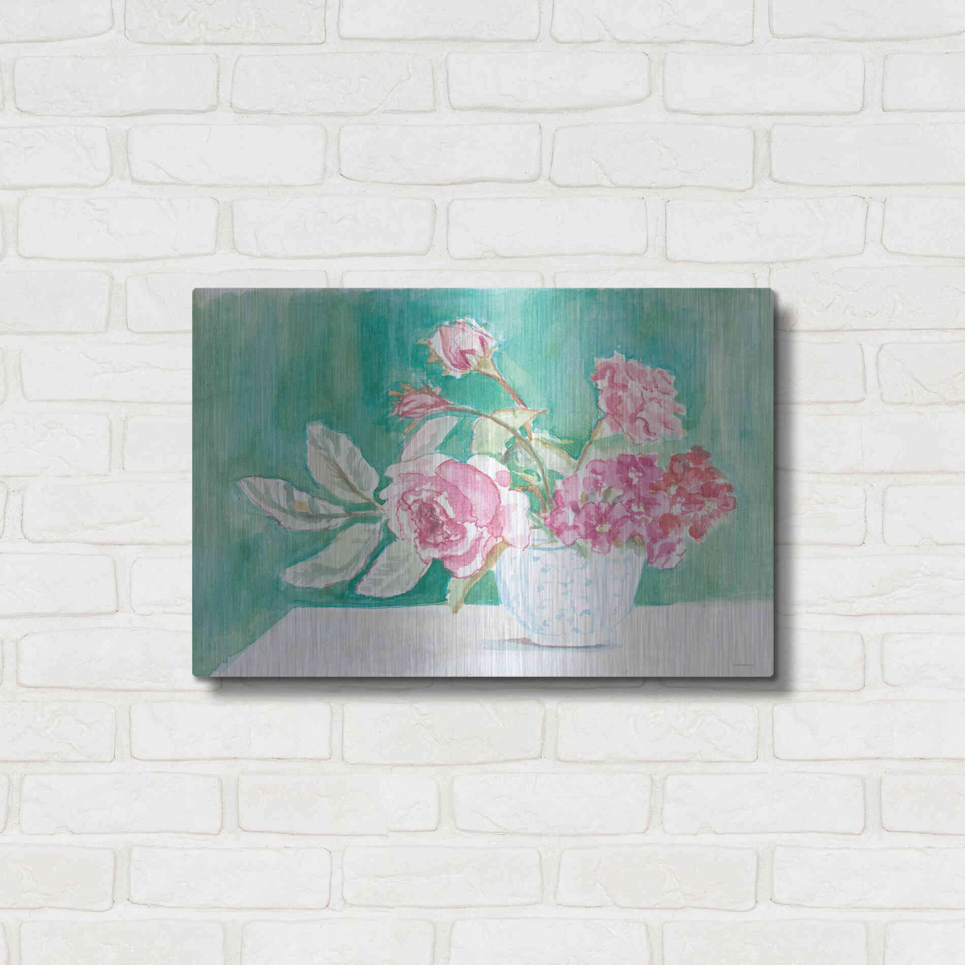 Luxe Metal Art 'Grandmother's Bowl' by Kamdon Kreations, Metal Wall Art,24x16