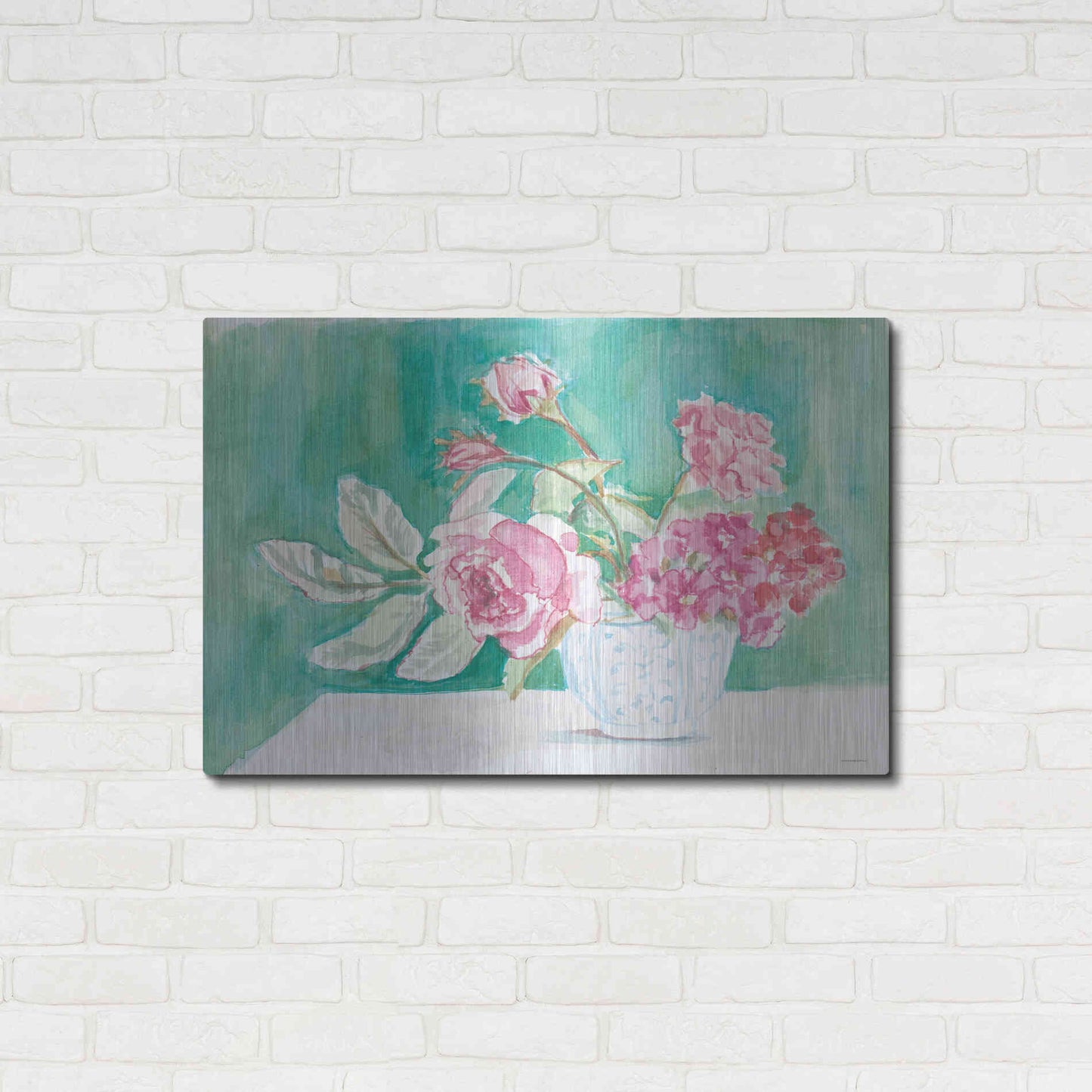 Luxe Metal Art 'Grandmother's Bowl' by Kamdon Kreations, Metal Wall Art,36x24