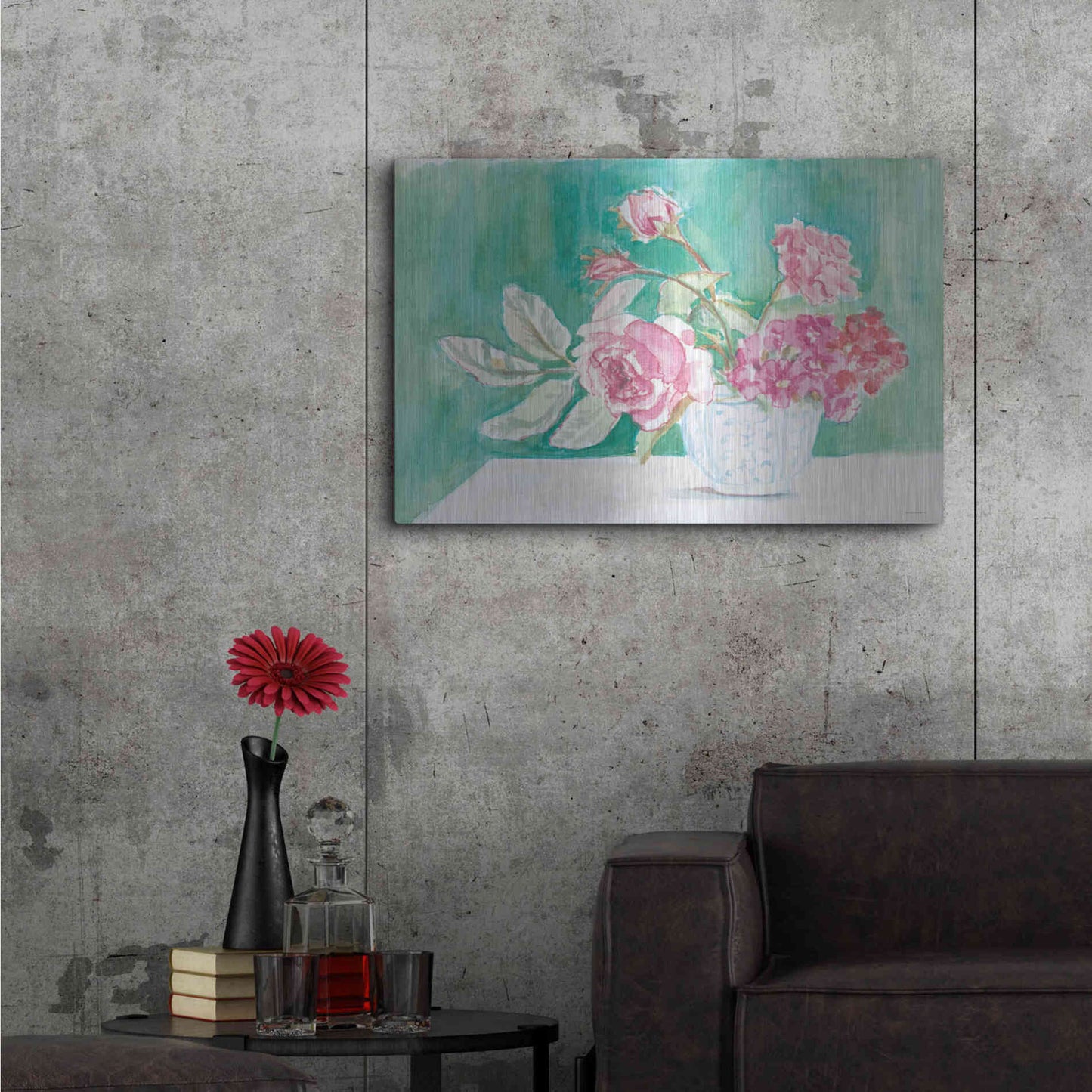 Luxe Metal Art 'Grandmother's Bowl' by Kamdon Kreations, Metal Wall Art,36x24