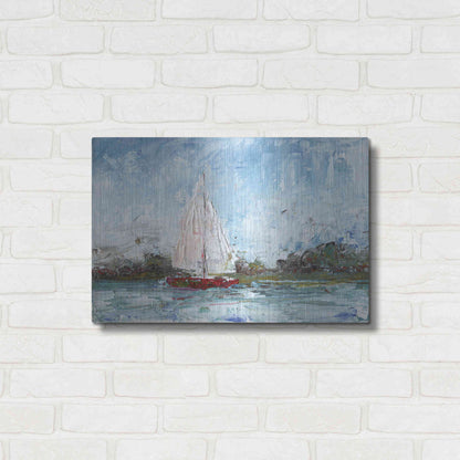 Luxe Metal Art 'Here We Go a Sailing' by Kamdon Kreations, Metal Wall Art,24x16