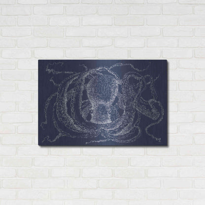 Luxe Metal Art 'Octo Scribble' by Kamdon Kreations, Metal Wall Art,36x24