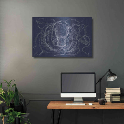 Luxe Metal Art 'Octo Scribble' by Kamdon Kreations, Metal Wall Art,36x24