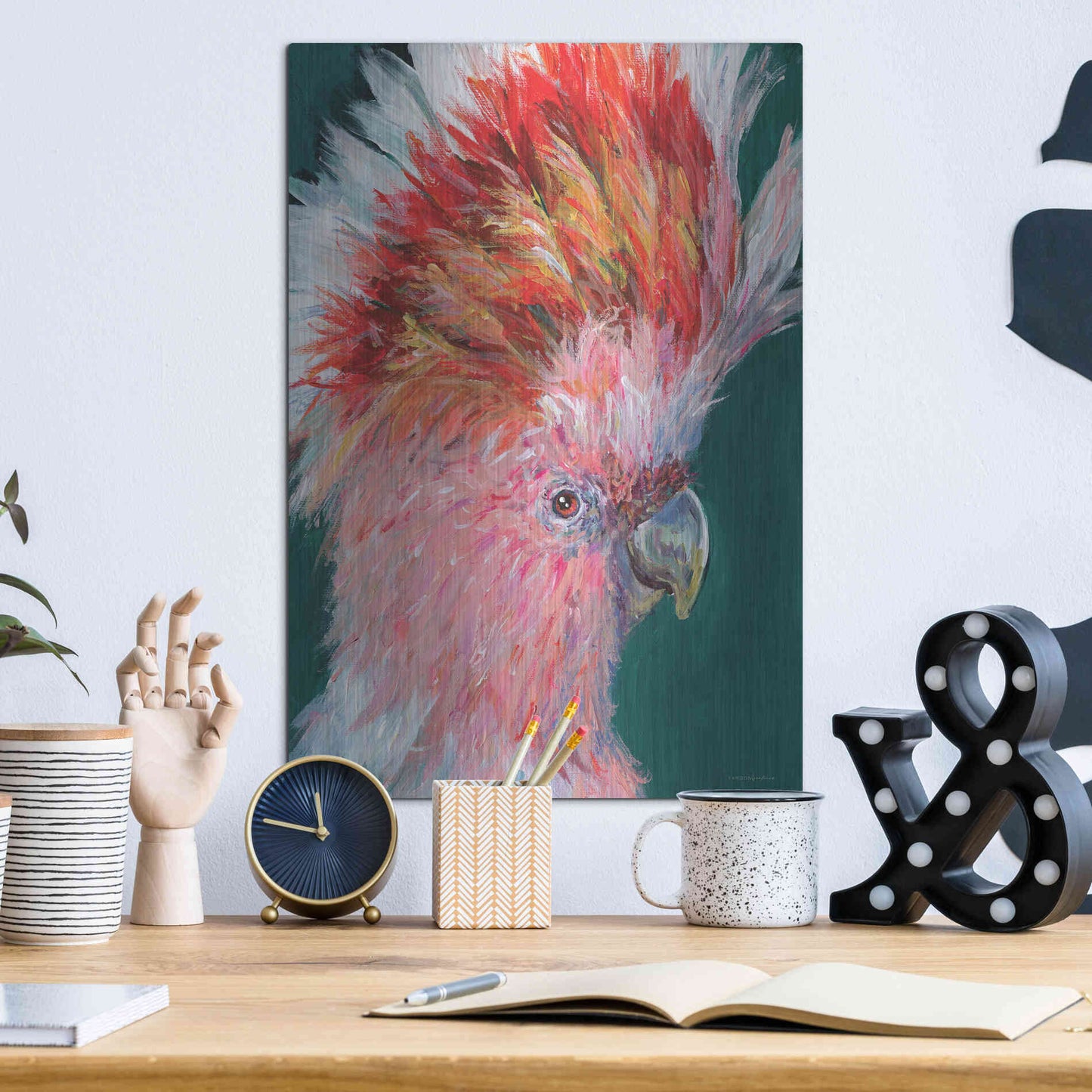 Luxe Metal Art 'FAB-U-LOUS' by Kamdon Kreations, Metal Wall Art,12x16