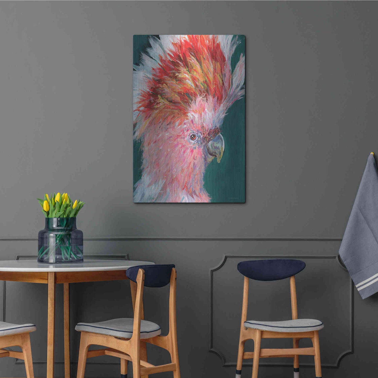 Luxe Metal Art 'FAB-U-LOUS' by Kamdon Kreations, Metal Wall Art,24x36