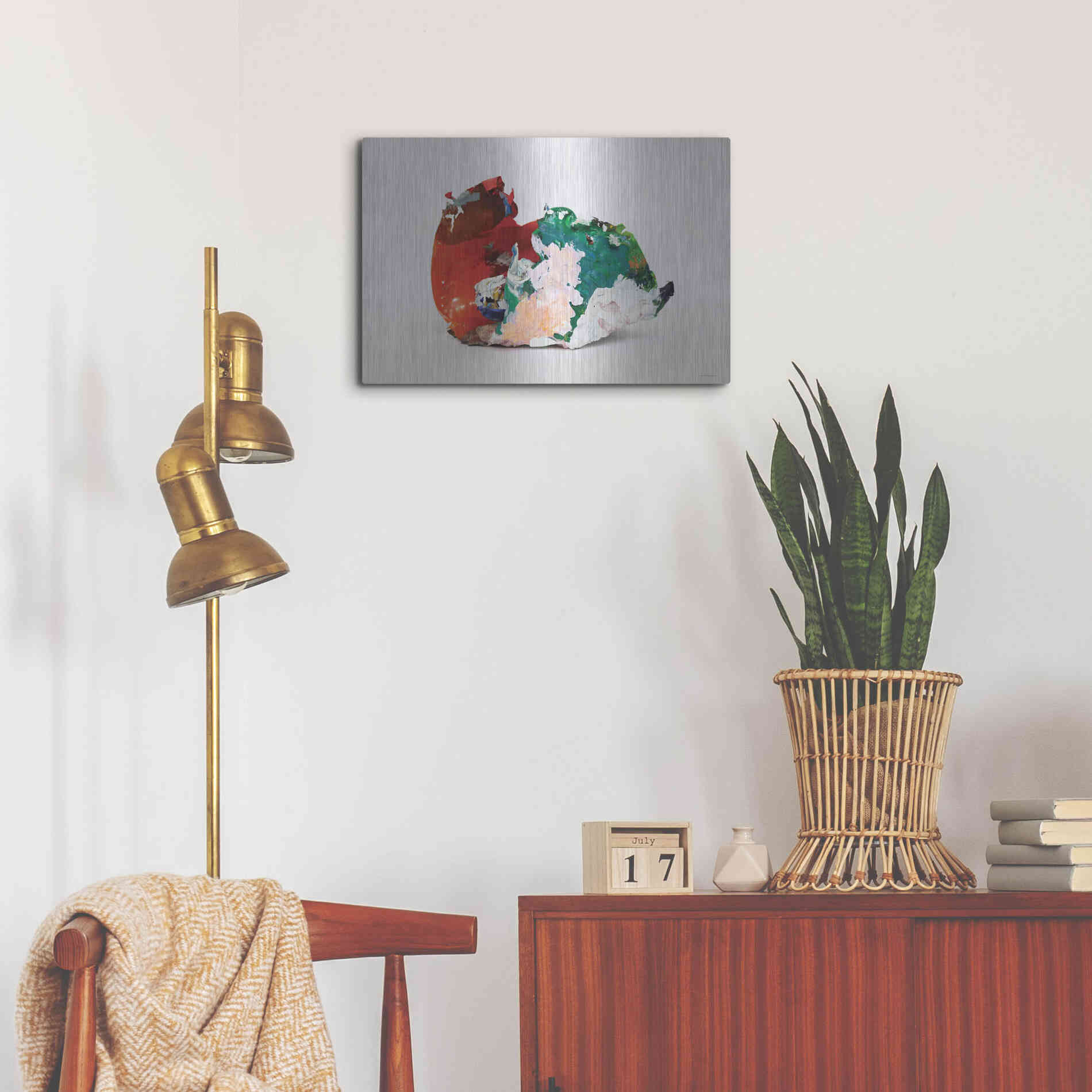Luxe Metal Art 'Molded' by Kamdon Kreations, Metal Wall Art,24x16