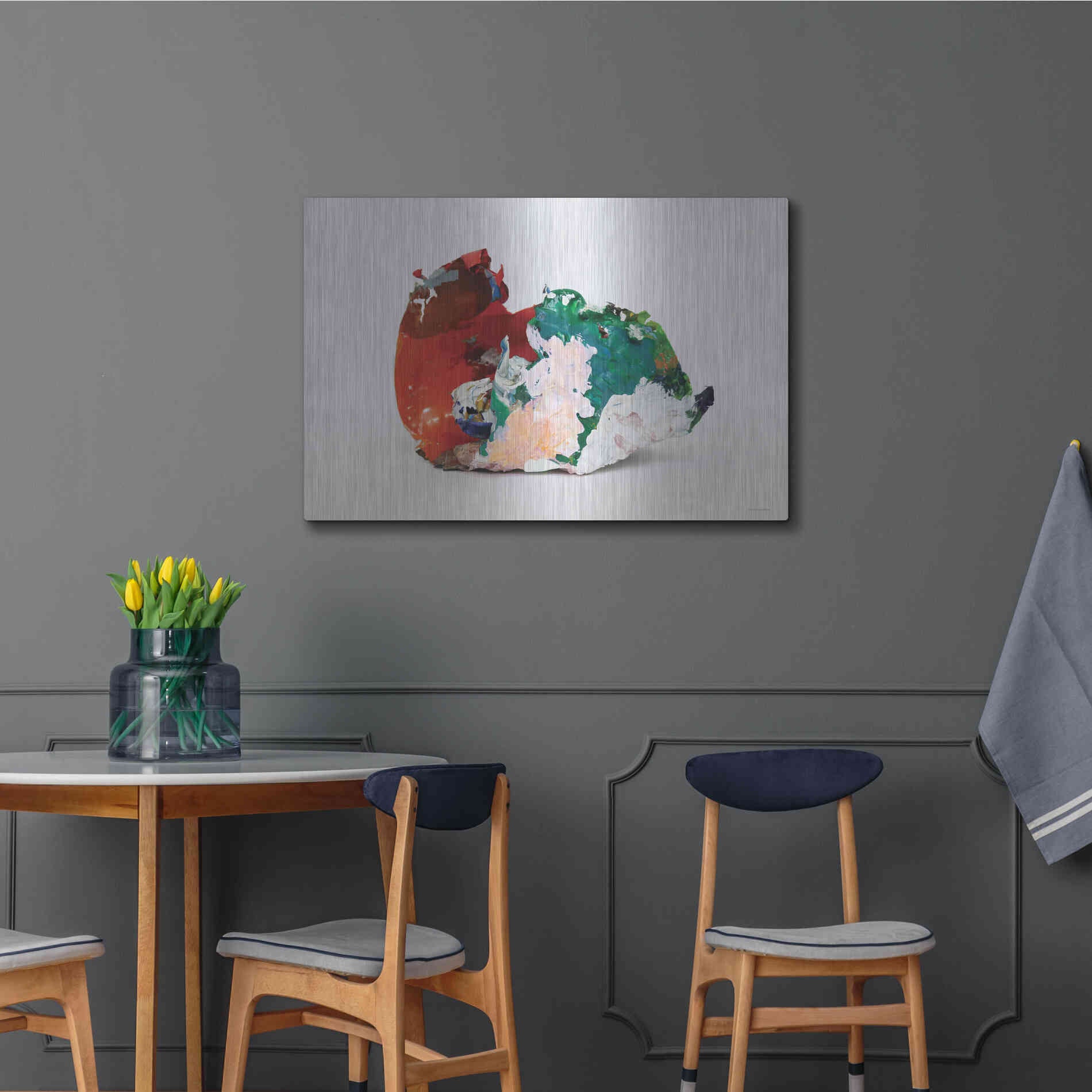 Luxe Metal Art 'Molded' by Kamdon Kreations, Metal Wall Art,36x24