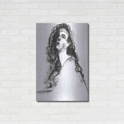 Luxe Metal Art 'A Hing of Longing' by Kamdon Kreations, Metal Wall Art,24x36