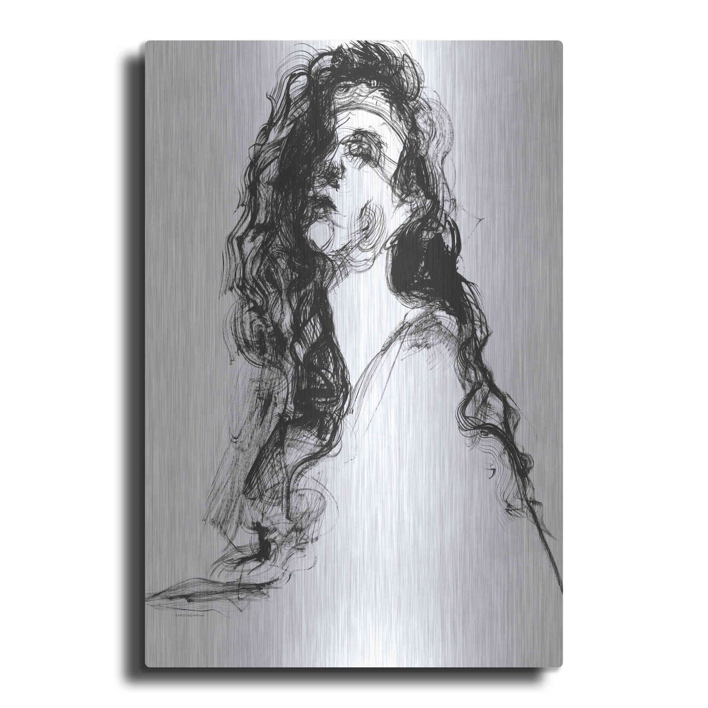 Luxe Metal Art 'A Hing of Longing' by Kamdon Kreations, Metal Wall Art