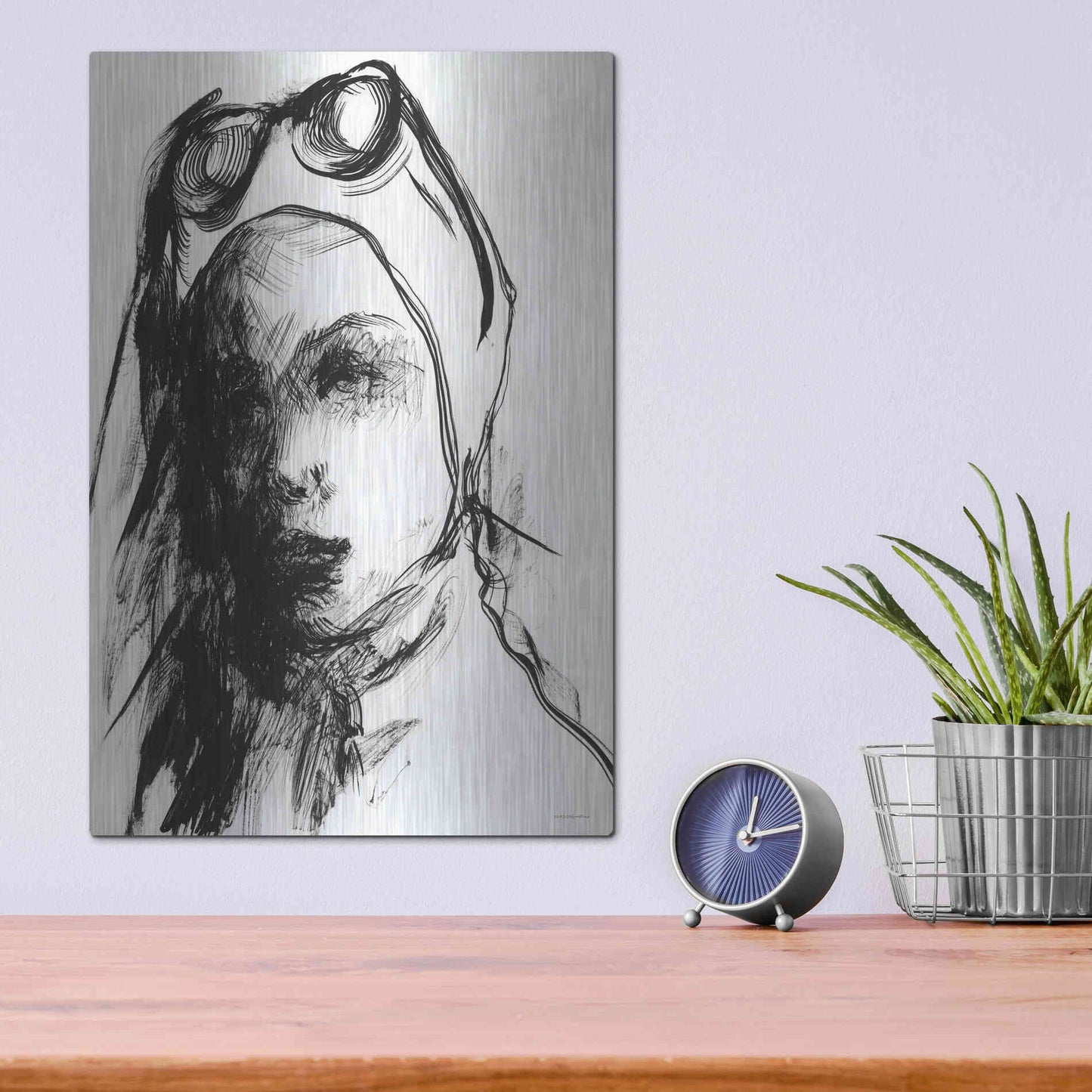 Luxe Metal Art 'Convertible Drive' by Kamdon Kreations, Metal Wall Art,12x16