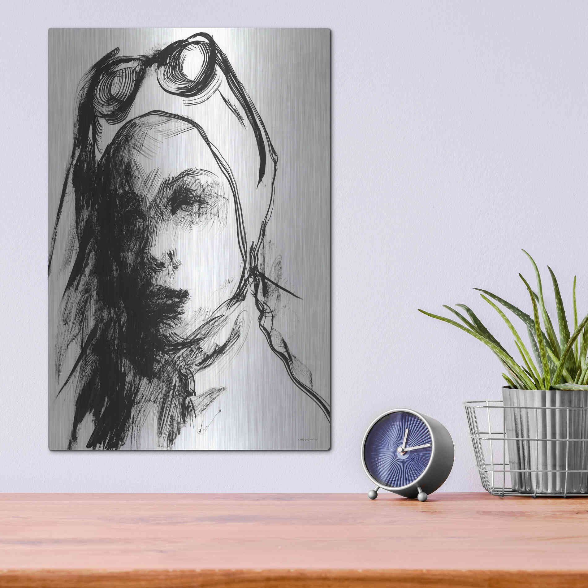 Luxe Metal Art 'Convertible Drive' by Kamdon Kreations, Metal Wall Art,12x16