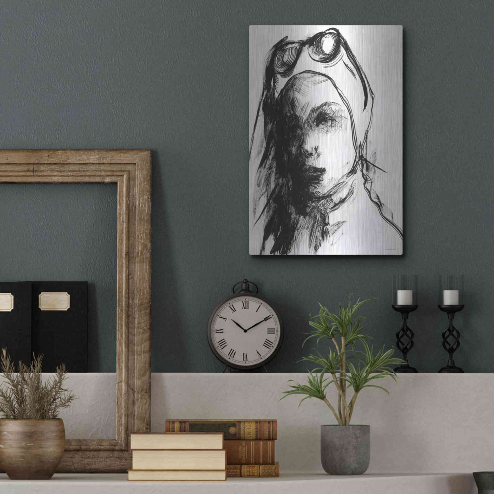 Luxe Metal Art 'Convertible Drive' by Kamdon Kreations, Metal Wall Art,12x16