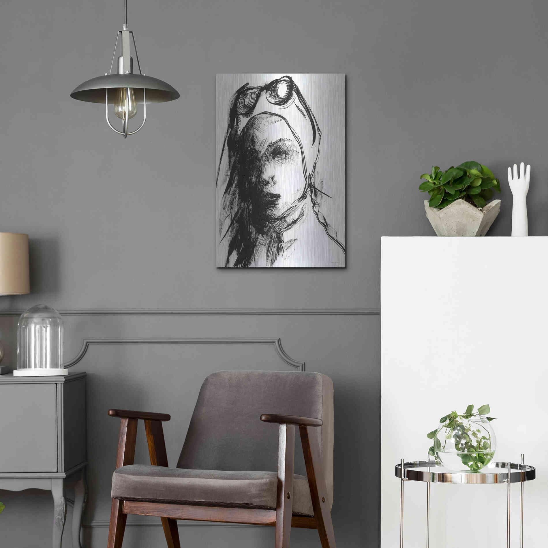 Luxe Metal Art 'Convertible Drive' by Kamdon Kreations, Metal Wall Art,16x24