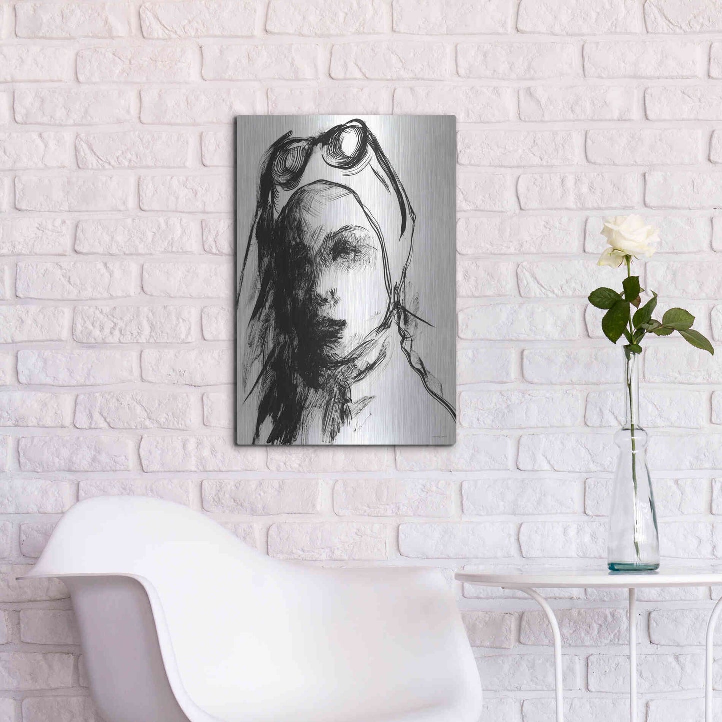 Luxe Metal Art 'Convertible Drive' by Kamdon Kreations, Metal Wall Art,16x24