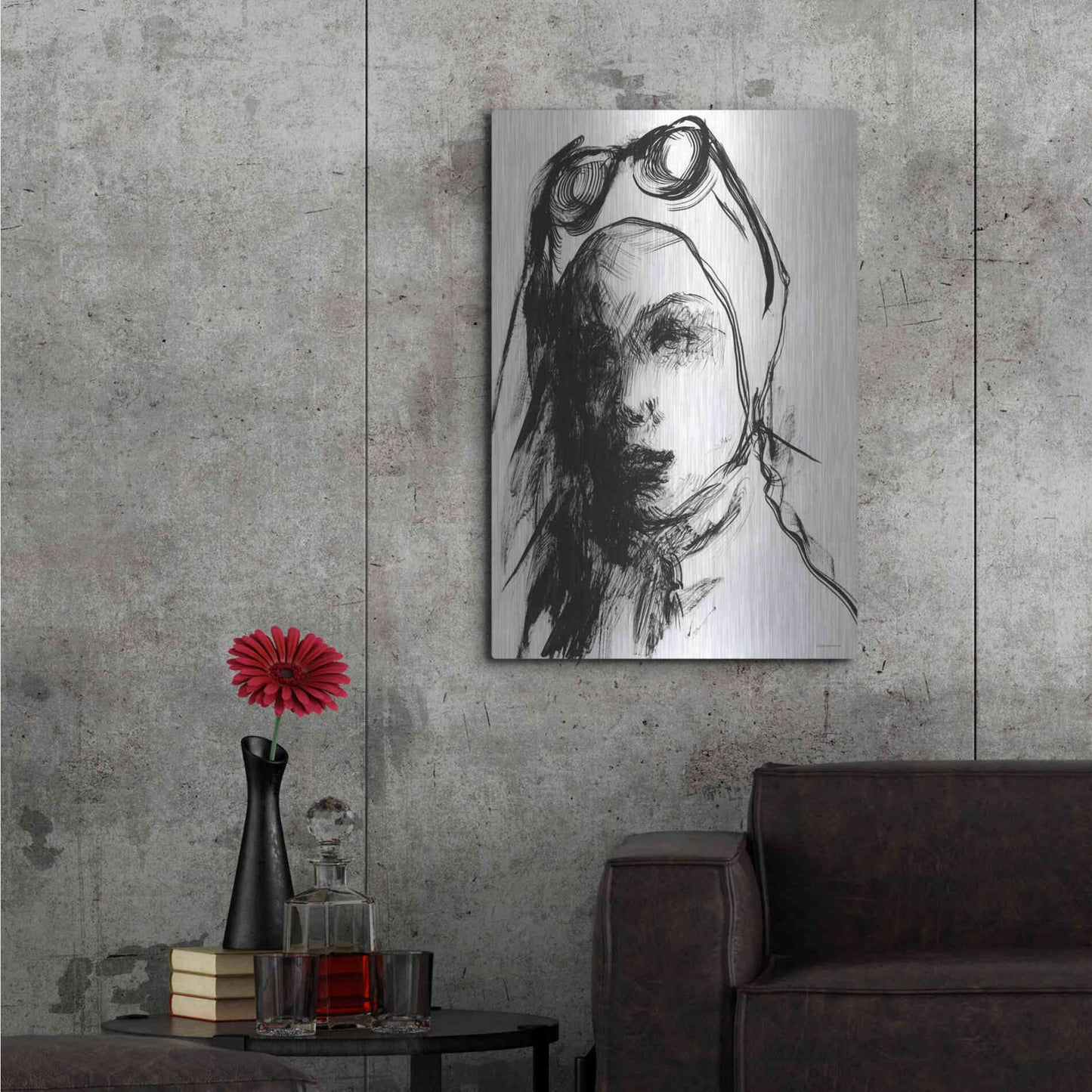 Luxe Metal Art 'Convertible Drive' by Kamdon Kreations, Metal Wall Art,24x36