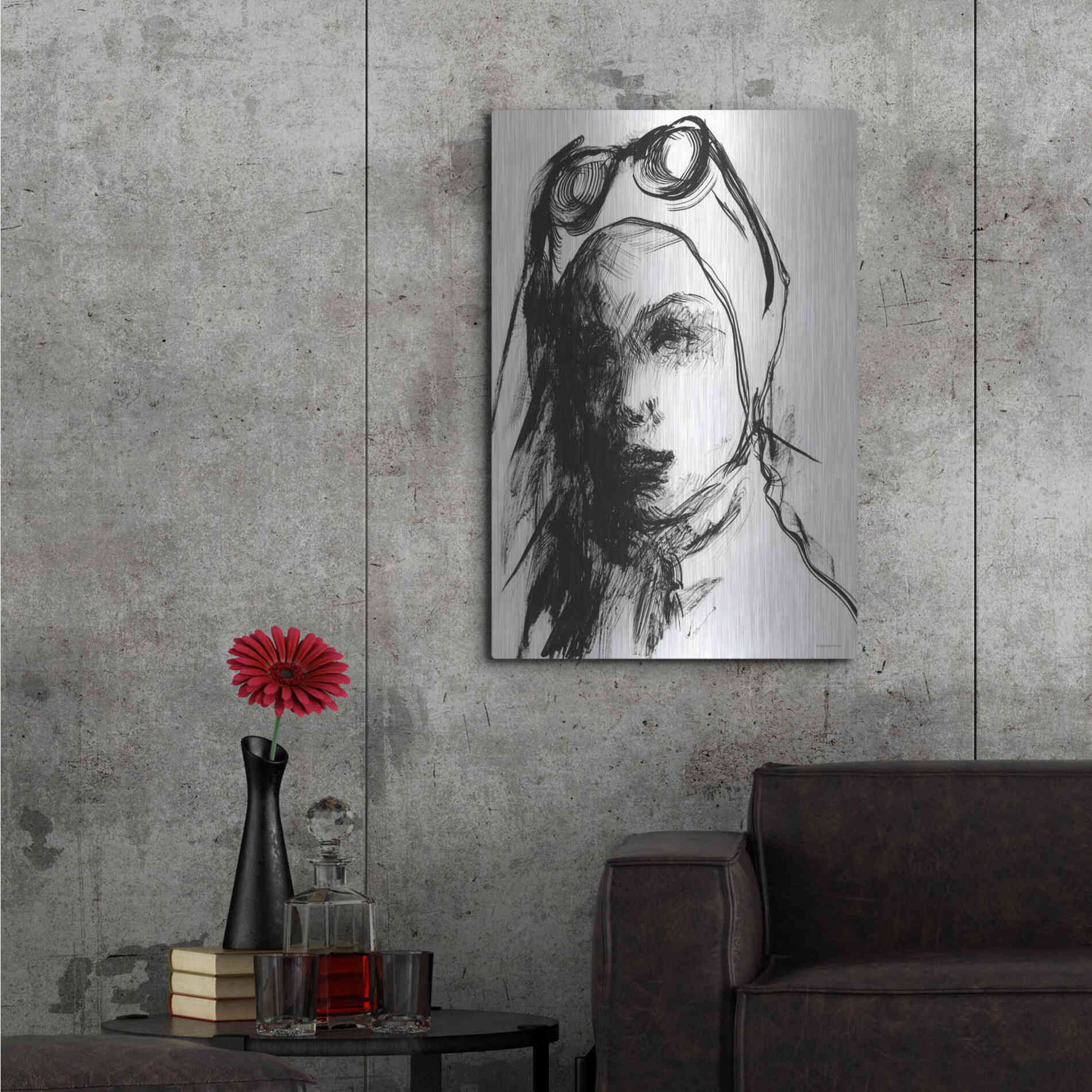 Luxe Metal Art 'Convertible Drive' by Kamdon Kreations, Metal Wall Art,24x36