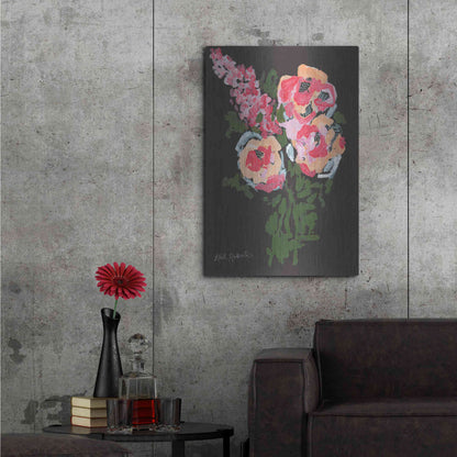 Luxe Metal Art 'Flowers for Charlotte' by Kait Roberts, Metal Wall Art,24x36