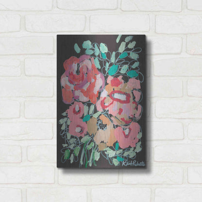 Luxe Metal Art 'You Amaze Me' by Kait Roberts, Metal Wall Art,12x16