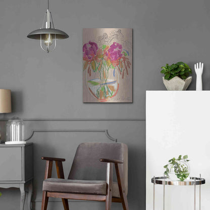 Luxe Metal Art 'Joy Never Faded' by Kait Roberts, Metal Wall Art,16x24