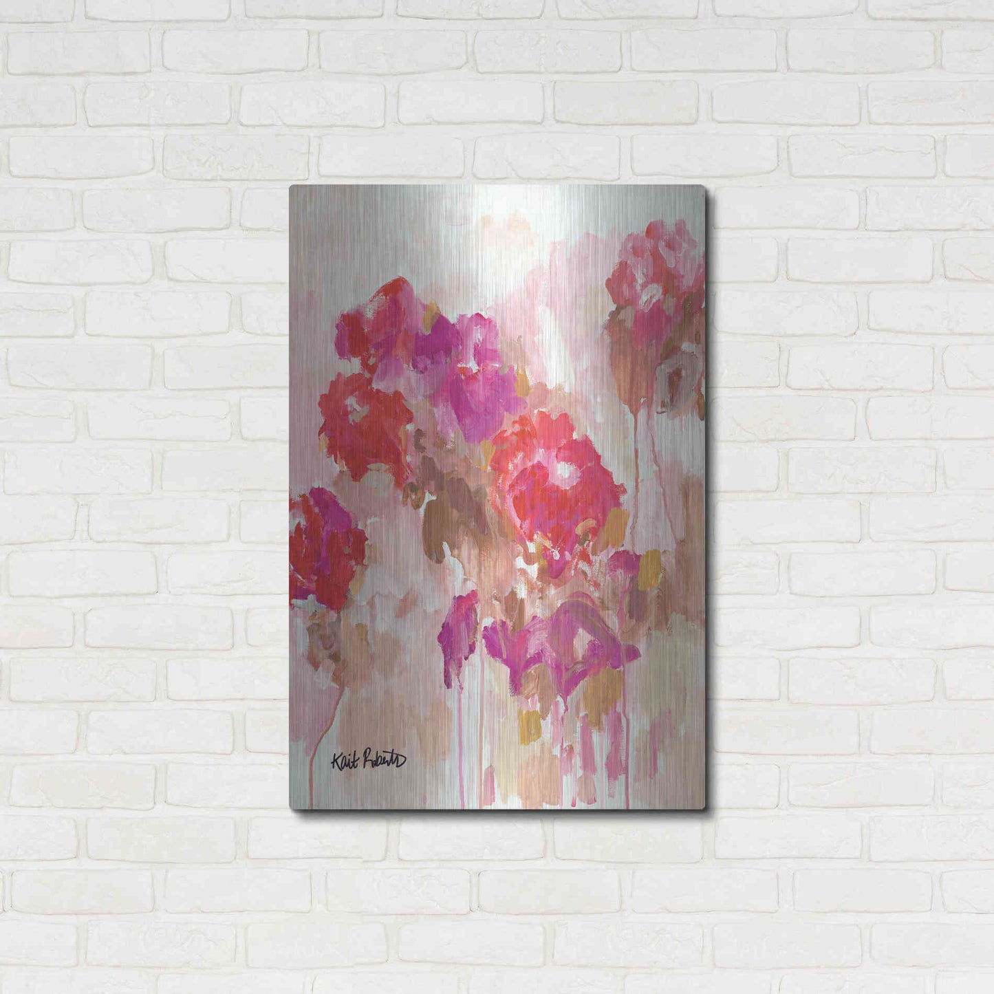 Luxe Metal Art 'All Good Things Come Back to You' by Kait Roberts, Metal Wall Art,24x36