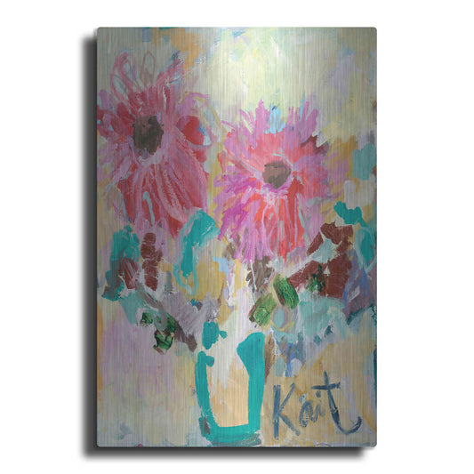 Luxe Metal Art 'In My Heart We're Always Kissing' by Kait Roberts, Metal Wall Art