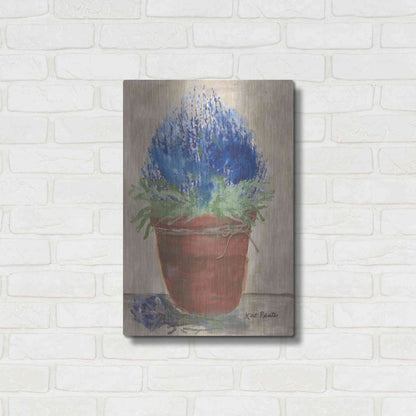 Luxe Metal Art 'Flowers for Carol' by Kait Roberts, Metal Wall Art,16x24