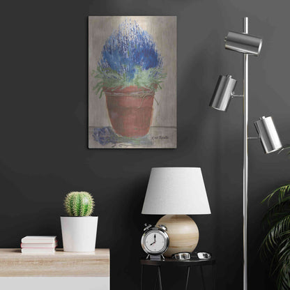 Luxe Metal Art 'Flowers for Carol' by Kait Roberts, Metal Wall Art,16x24