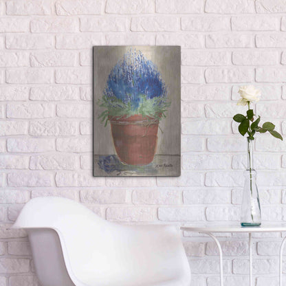 Luxe Metal Art 'Flowers for Carol' by Kait Roberts, Metal Wall Art,16x24